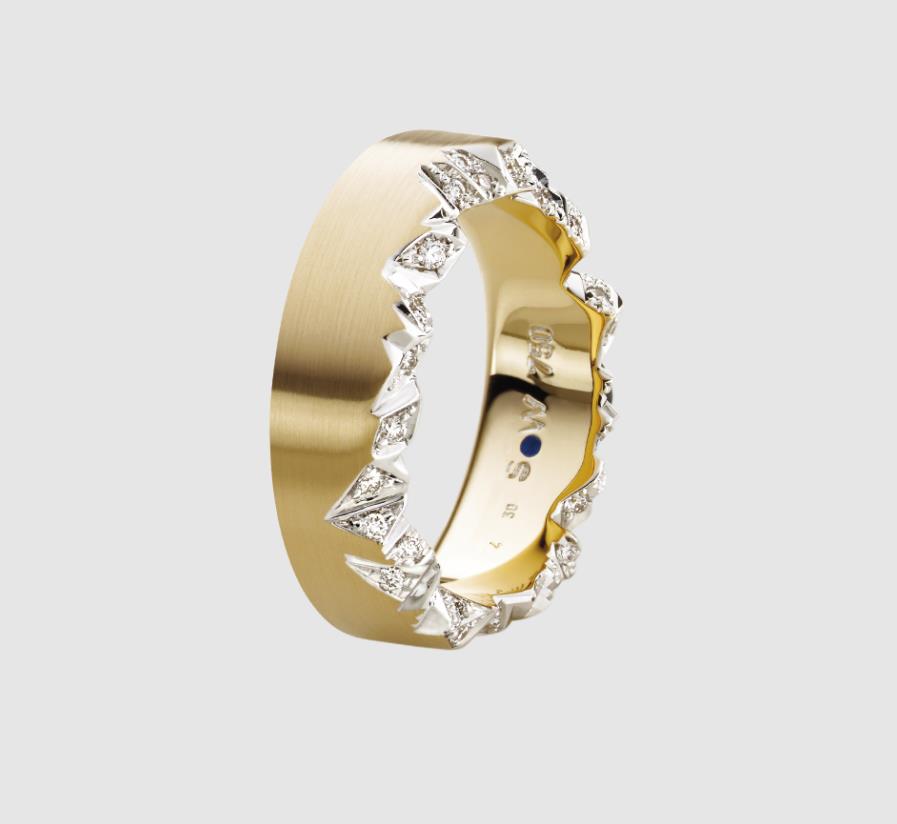 Alpenring I 750 Gold I Schmuckwerk I 0,18ct