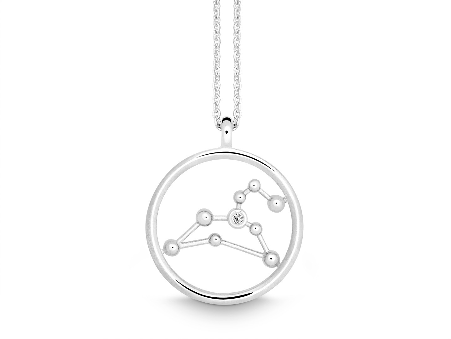 Sternzeichenkette 925 Silber I Löwe