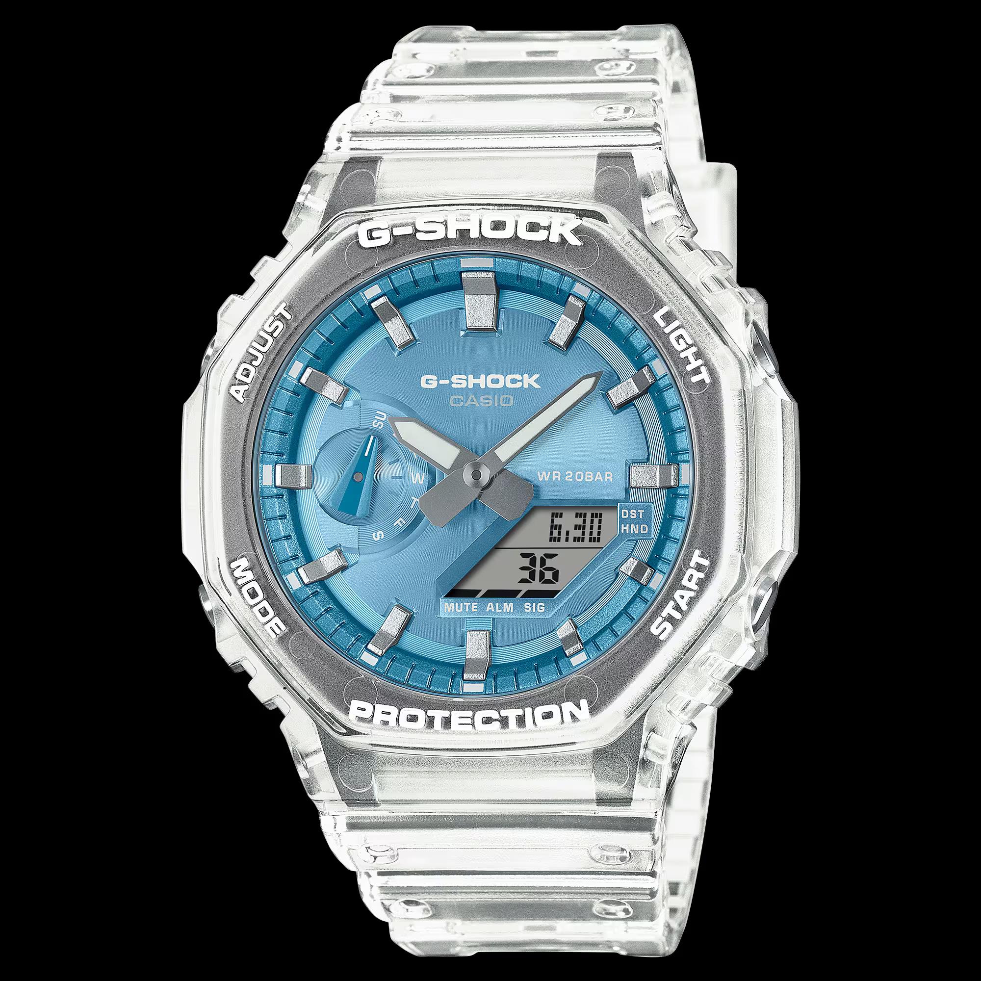 G-Shock I transparent-blau I GA-2100BM-7A2ER