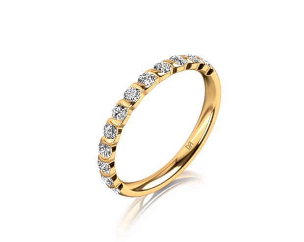 Memoirering I 750 G I 0.440ct. G/VS I 12 Brill.