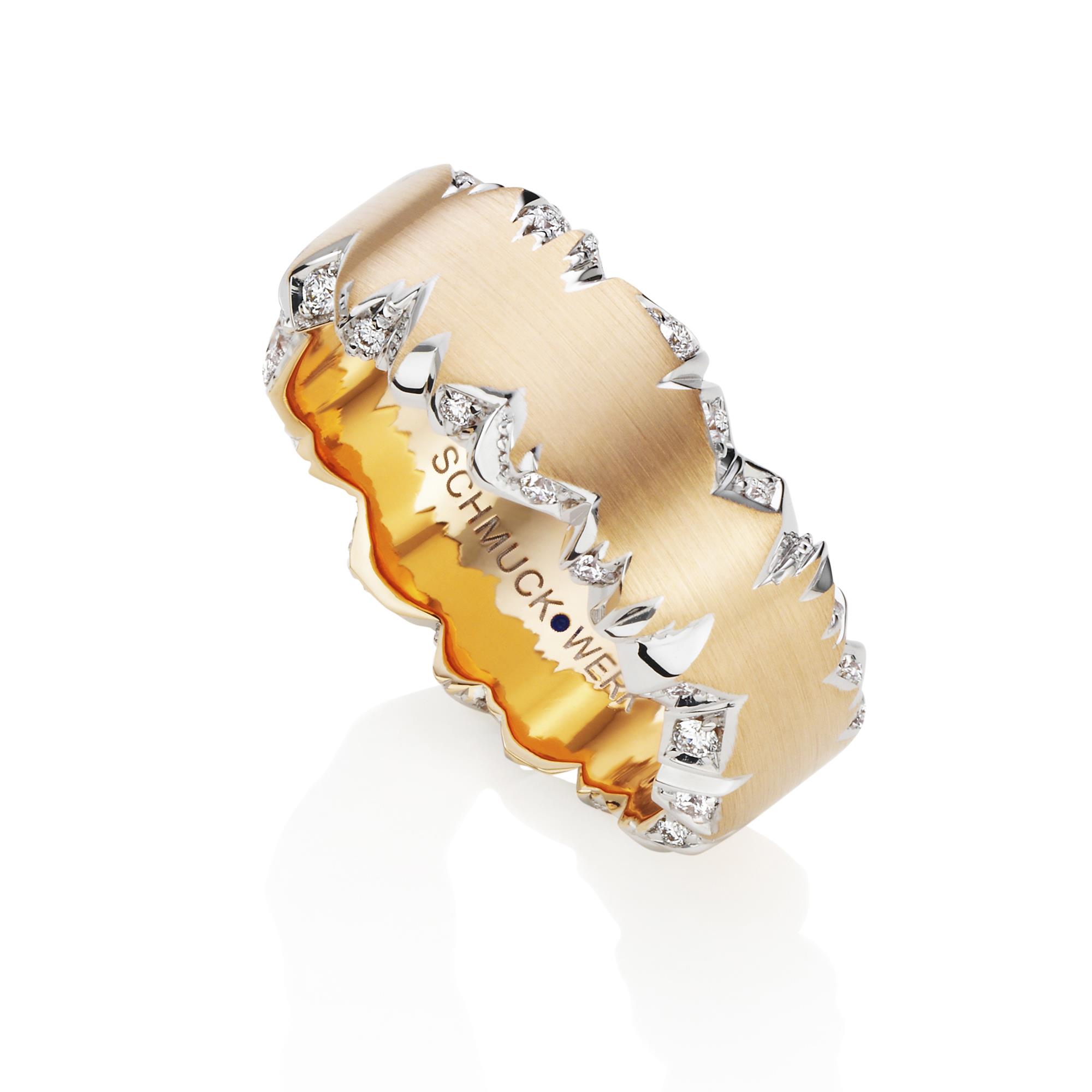 Brillantring I Alpenring I 750 Rotgold