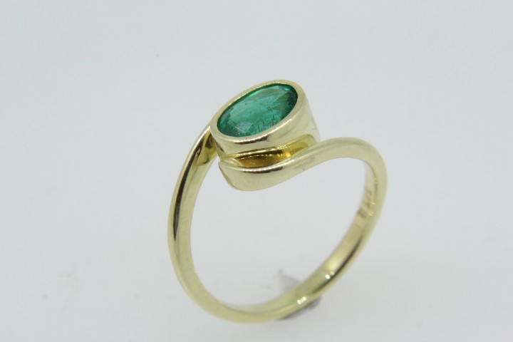 Farbsteinring Gold 585