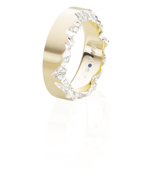 Alpenring I 750 Gold I Schmuckwerk I 0,18ct