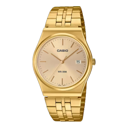 Casio Collection I 3-Hands I Gold I Retro