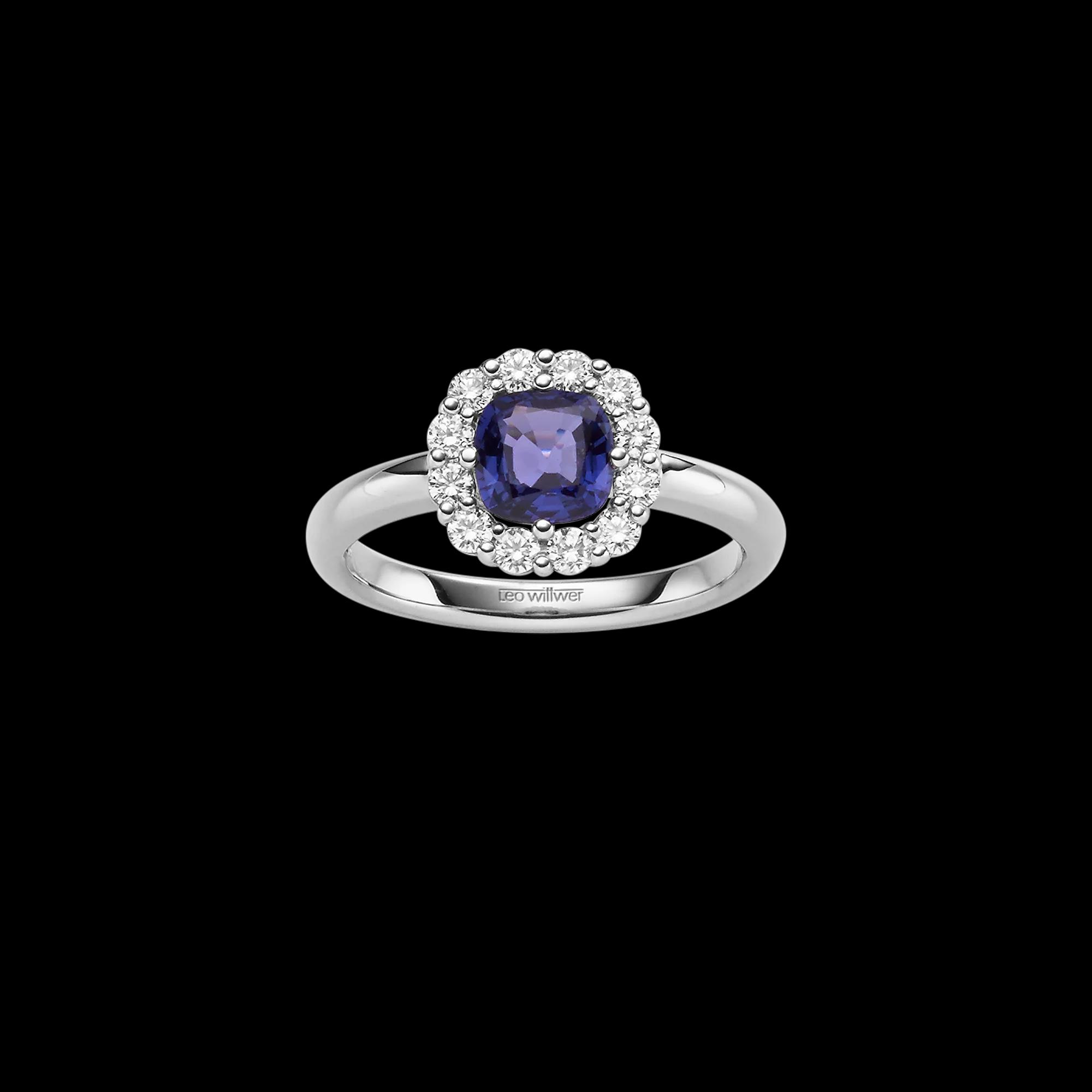 "Contemporary" Saphir & Brillant I Ring I 750