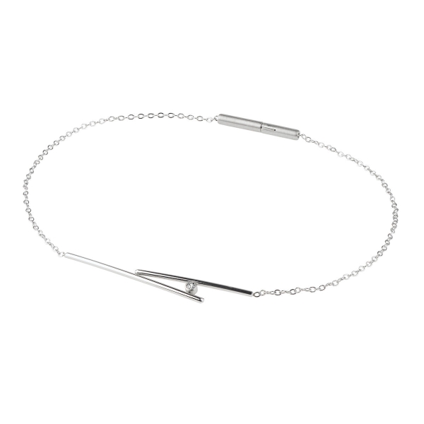 Armband I Edelstahl I Brillant I 19cm