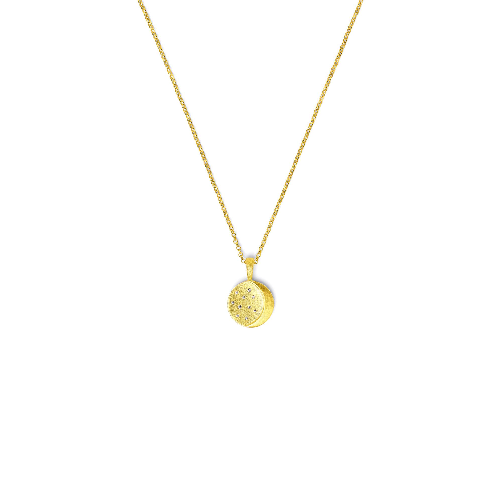 Kette mit Anhänger I Mond und Sterne I Wendekette