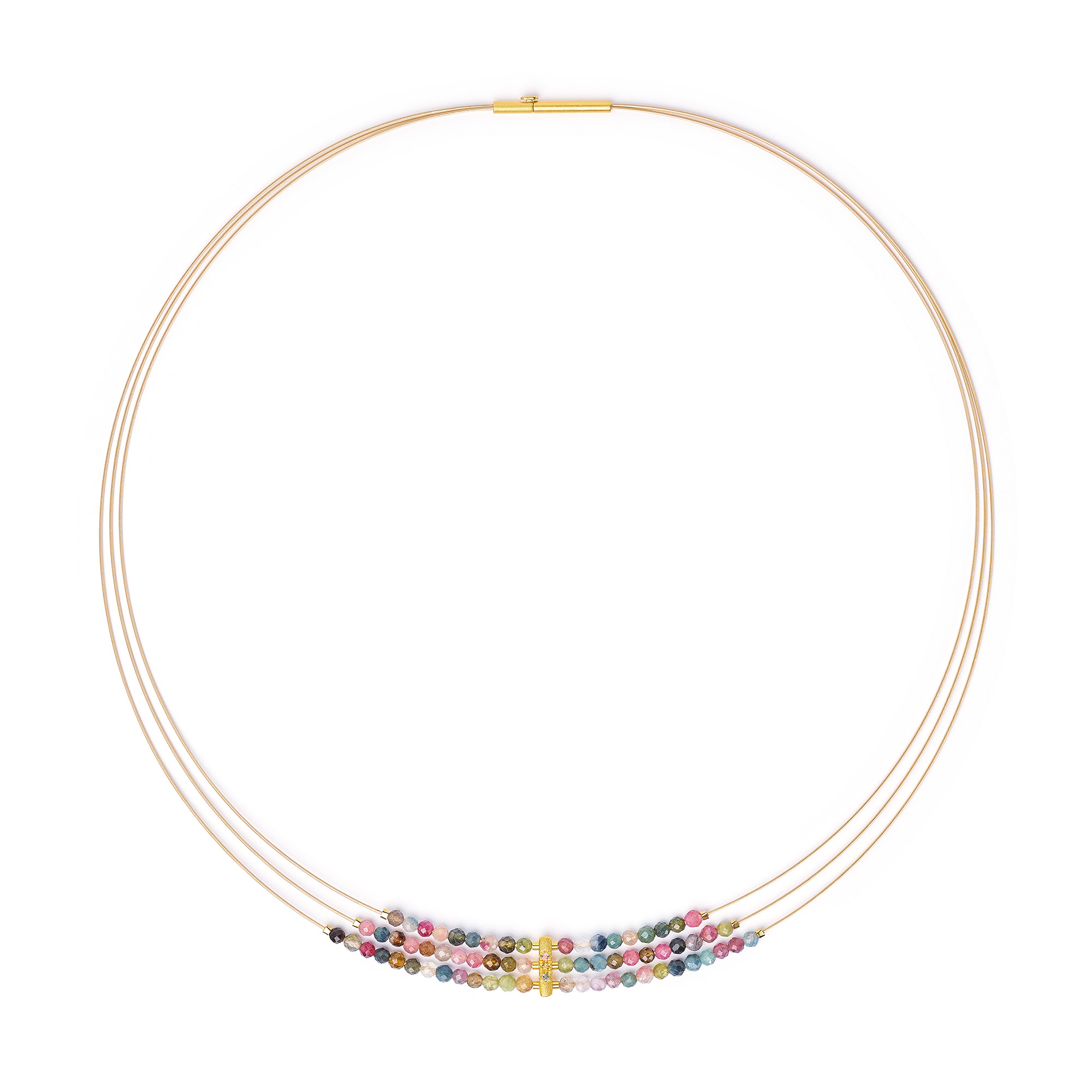 Collier mit Turmalin I 925 I 43cm