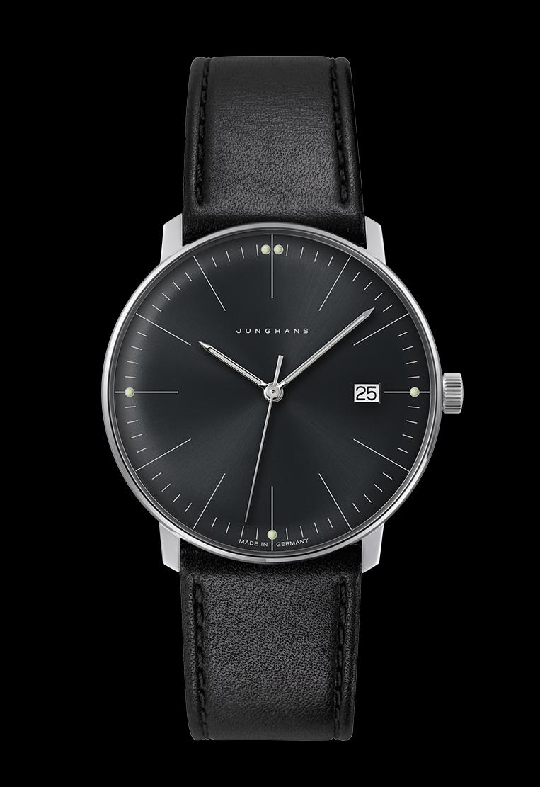 max bill Quarz I  41/4465.02 I schwarz