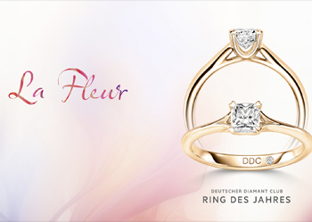 Der Ring des Jahres "La Fleur" vom DDC (Deutscher Diamant Club)